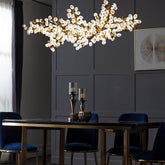 Luxury Long Grape String Glass Chandelier | Yedwo Design